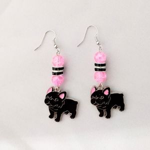 French Bulldog Earrings